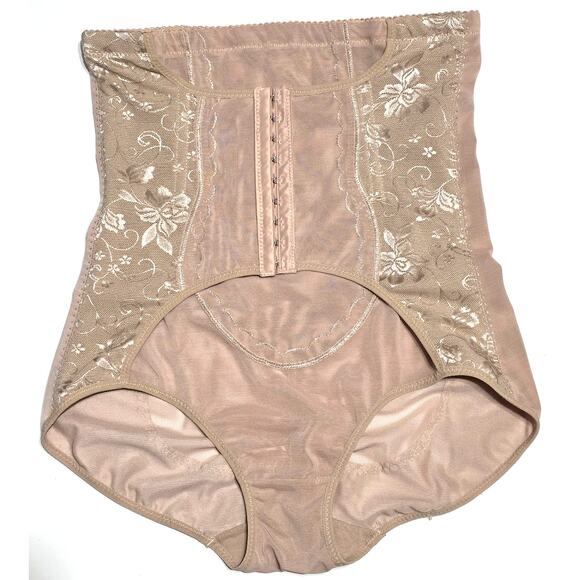 ABLESA Shapewear Tummy Control Stomach Shapewear With Girdle Tan XXXL - Picture 2 of 11